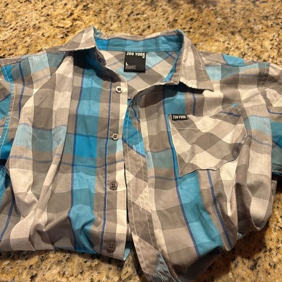 Zoo York Plaid Casual Button-Down - Picture 3 of 9